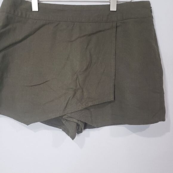Gap Factory Olive Green Cast Skort size USA 6 - Picture 3 of 12